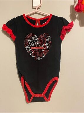 18 month girls GA Bulldog One-Piece Bodysuit UGA